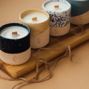 Custom hand-poured candle